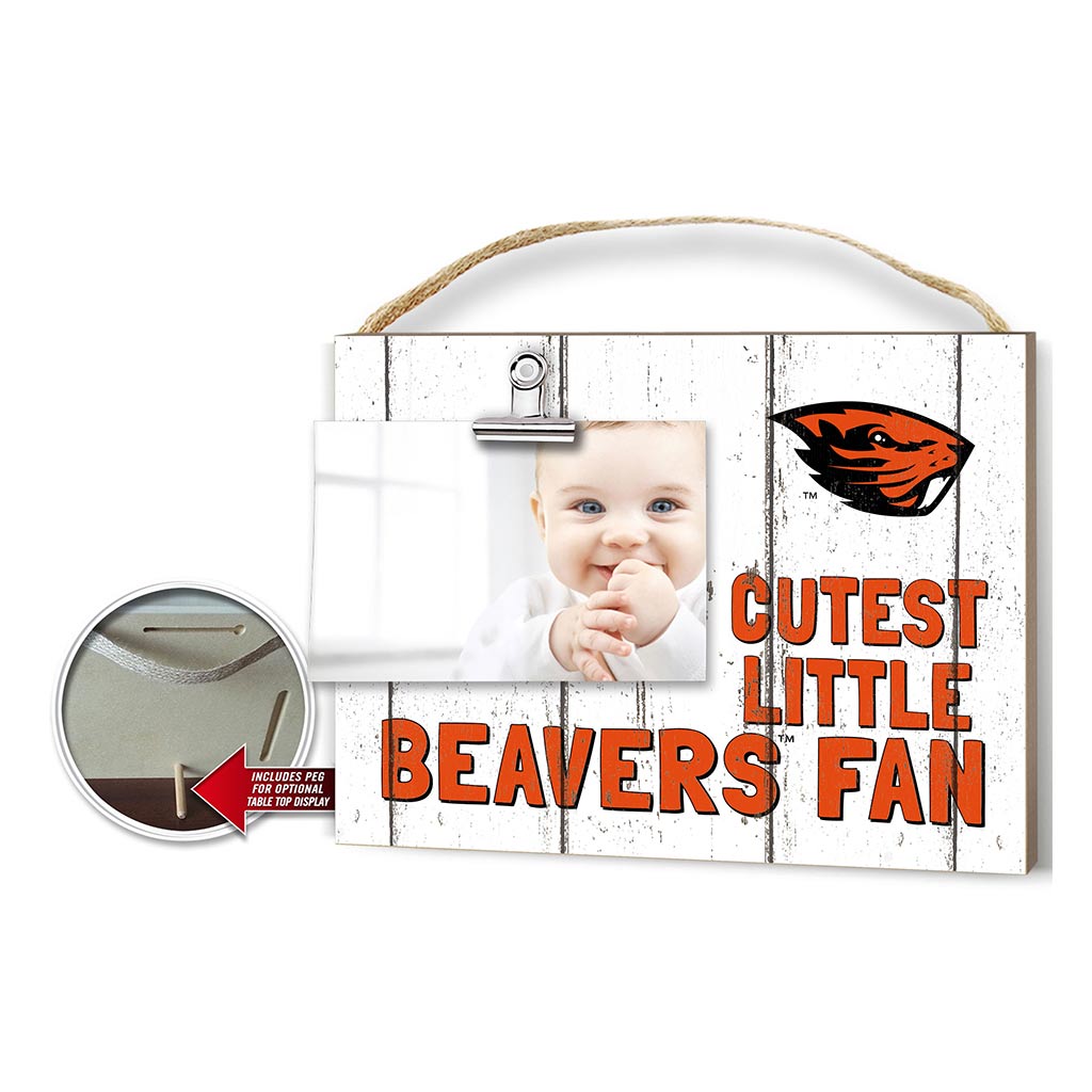 Cutest Little Weathered Logo Clip Photo Frame Oregon State Beavers