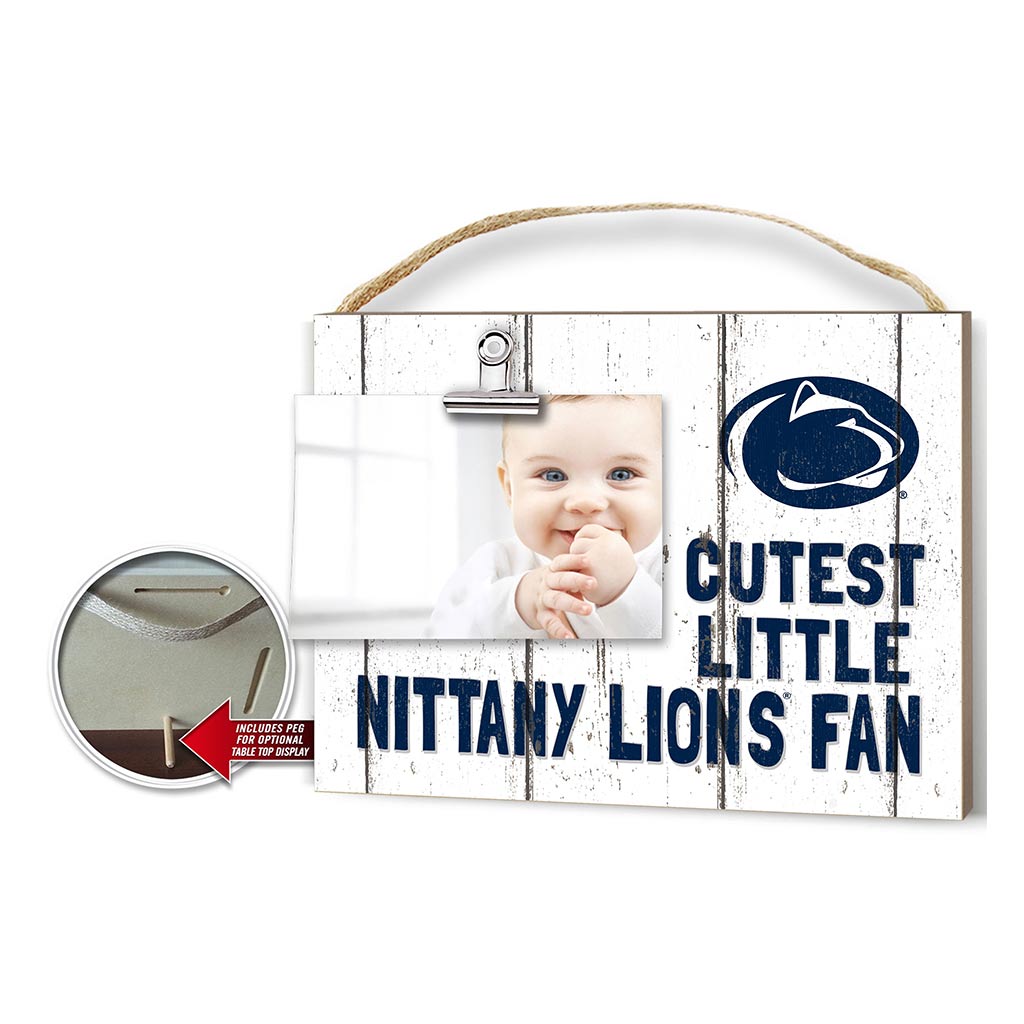 Cutest Little Weathered Logo Clip Photo Frame Penn State Nittany Lions