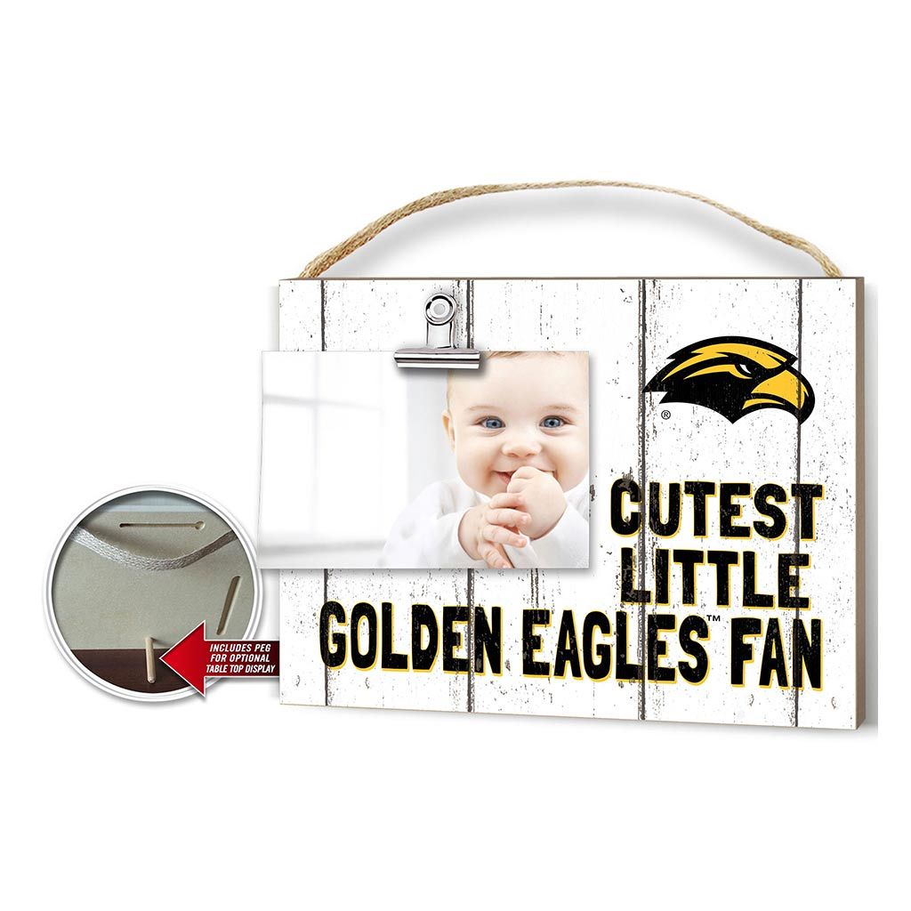 Cutest Little Wheathered Photo Frame Southern Mississippi Golden Eagles