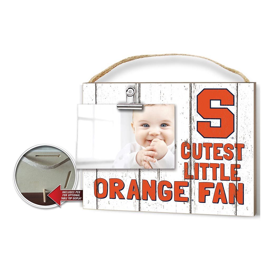 Cutest Little Wheathered Photo Frame Syracuse Orange