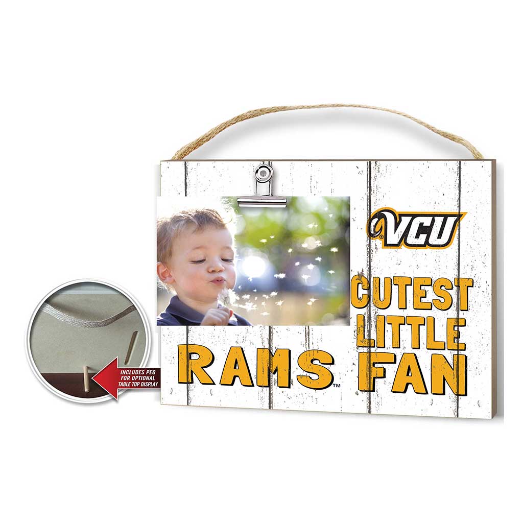 Cutest Little Weathered Logo Clip Photo Frame Virginia Commonwealth Rams