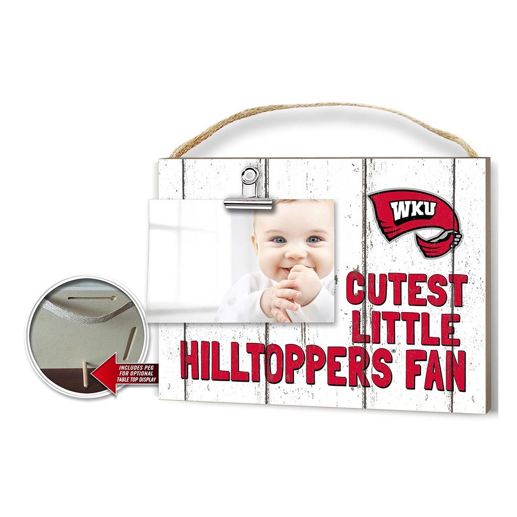Cutest Little Wheathered Photo Frame Western Kentucky Hilltoppers