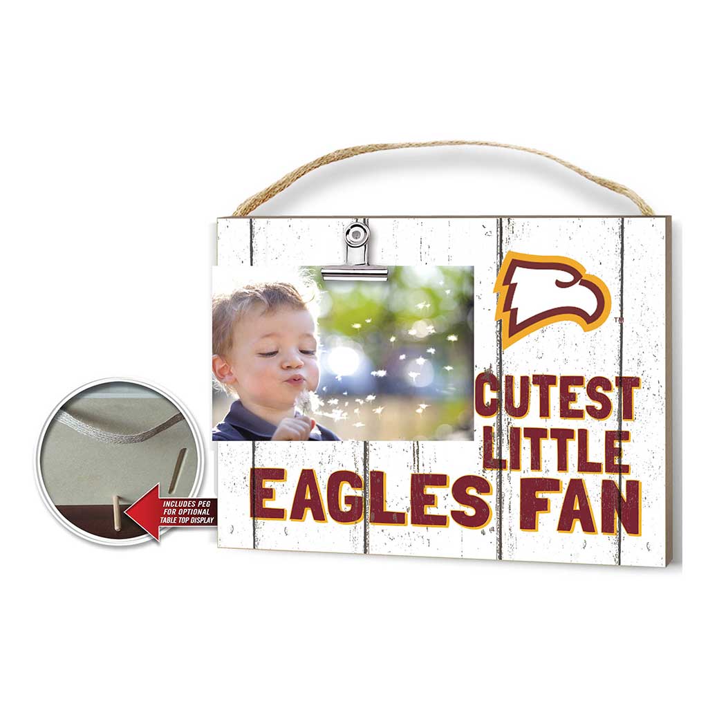 Cutest Little Weathered Logo Clip Photo Frame Winthrop Eagles