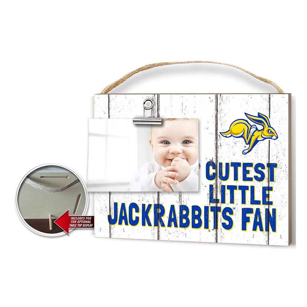 Cutest Little Weathered Logo Clip Photo Frame South Dakota State University Jackrabbits