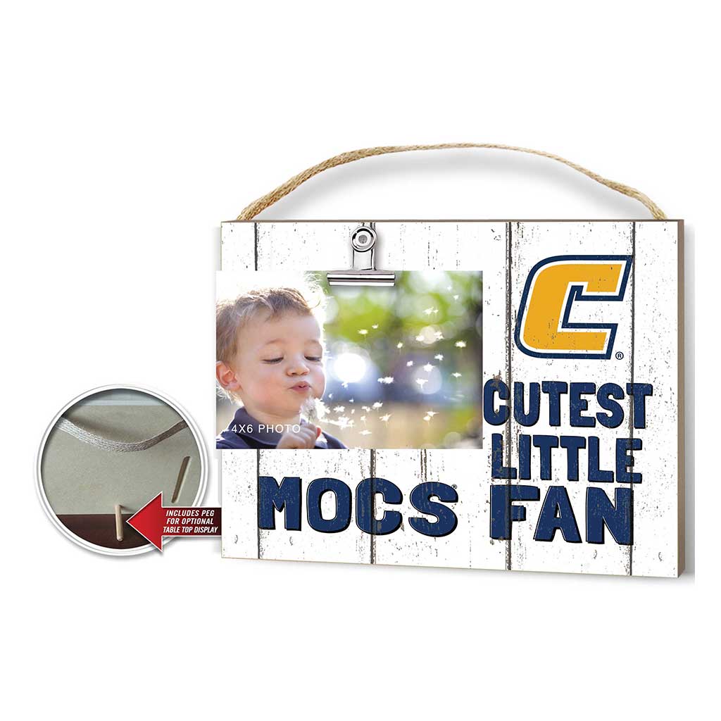 Cutest Little Weathered Logo Clip Photo Frame Tennessee Chattanooga Mocs