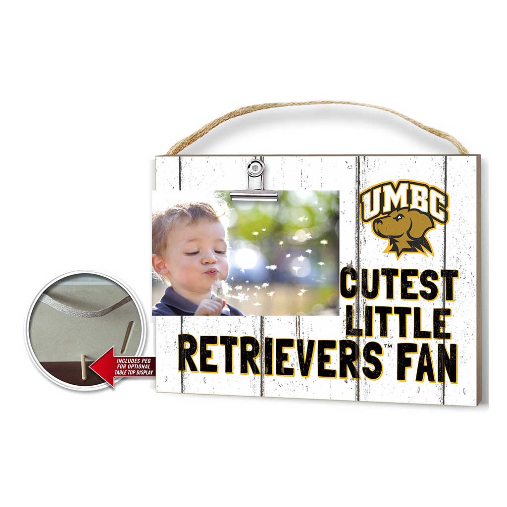 Cutest Little Weathered Logo Clip Photo Frame University of Maryland- Baltimore County True Grit