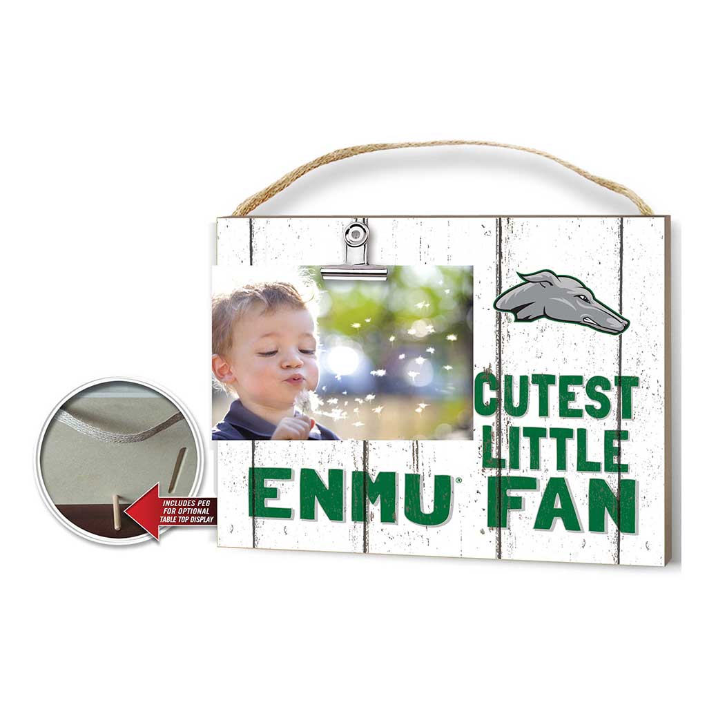 Cutest Little Weathered Logo Clip Photo Frame Eastern New Mexico GREYHOUNDS