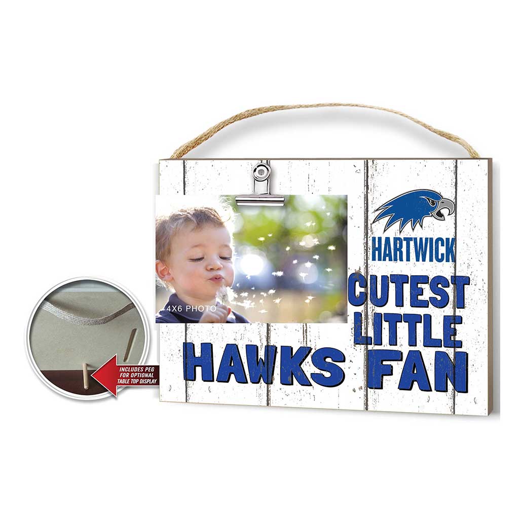 Cutest Little Weathered Logo Clip Photo Frame Hartwick College HAWKS