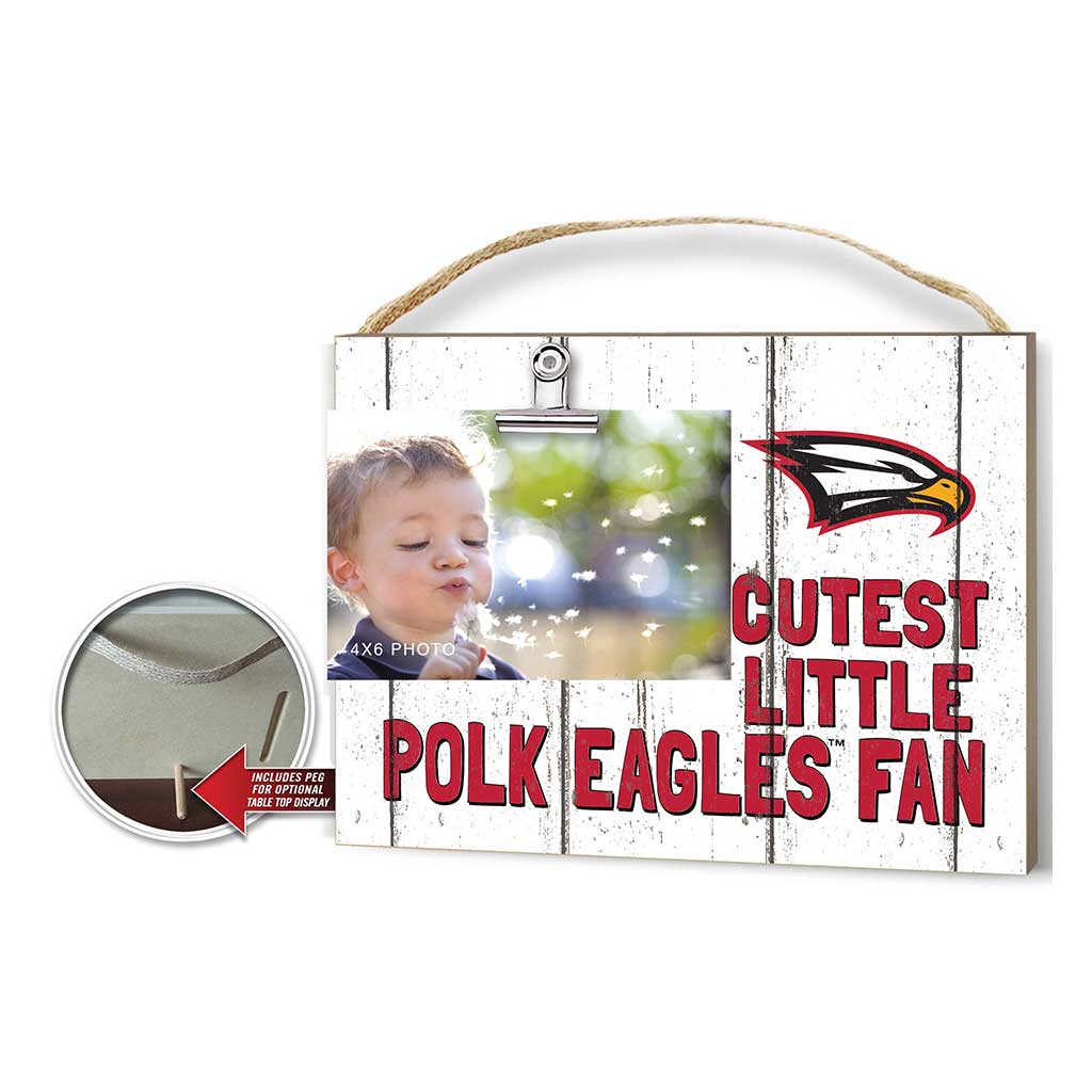 Cutest Little Weathered Logo Clip Photo Frame Polk State College Eagles