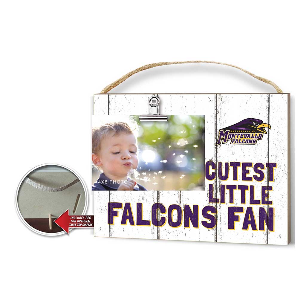 Cutest Little Weathered Logo Clip Photo Frame University of Montevallo Falcons