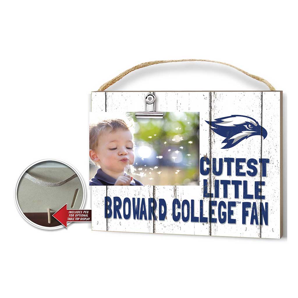Cutest Little Weathered Logo Clip Photo Frame Broward College Seahawks