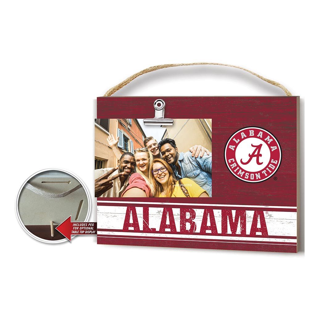 Clip It Colored Logo Photo Frame Alabama Crimson Tide