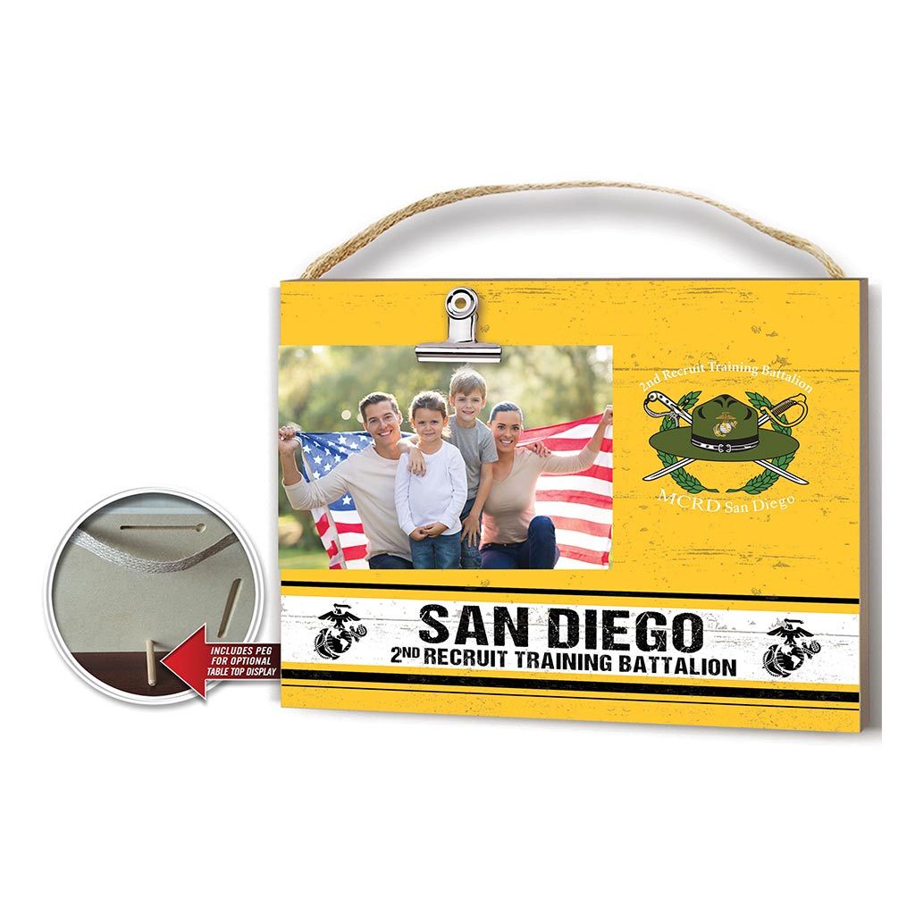 Clip It Colored Logo Photo Frame US Marines San Diego 2nd Recruit