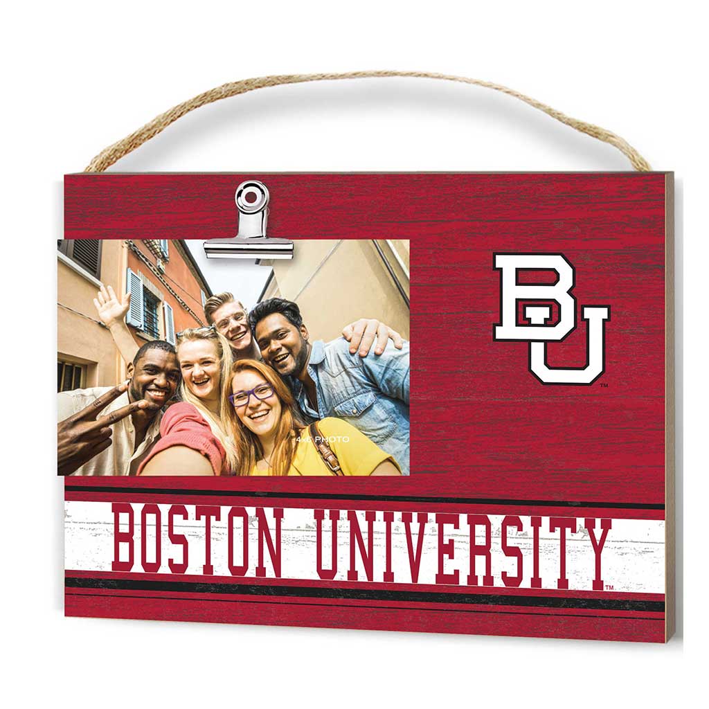 Clip It Colored Logo Photo Frame Boston University Terriers