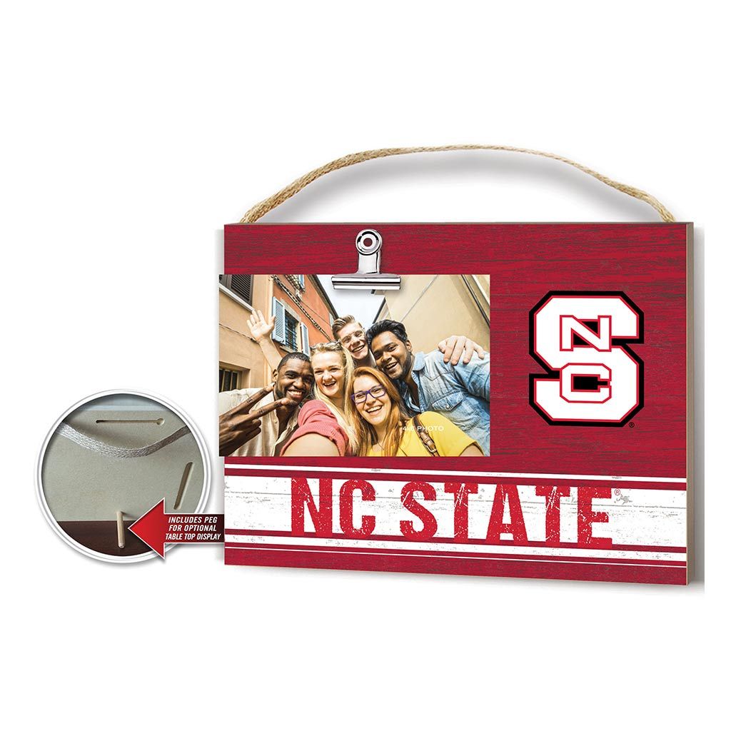 Clip It Colored Logo Photo Frame North Carolina State Wolfpack