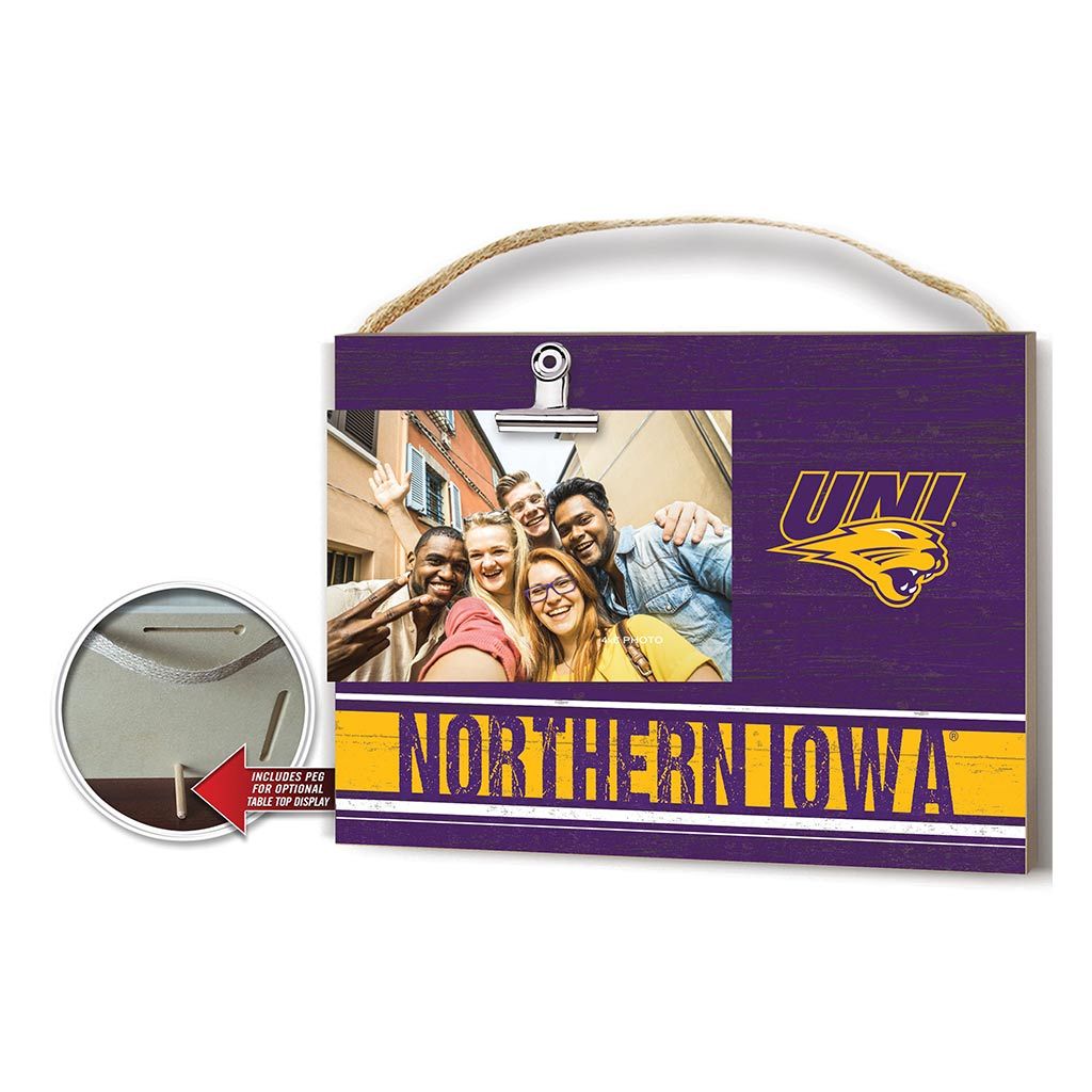 Clip It Colored Logo Photo Frame Northern Iowa Panthers