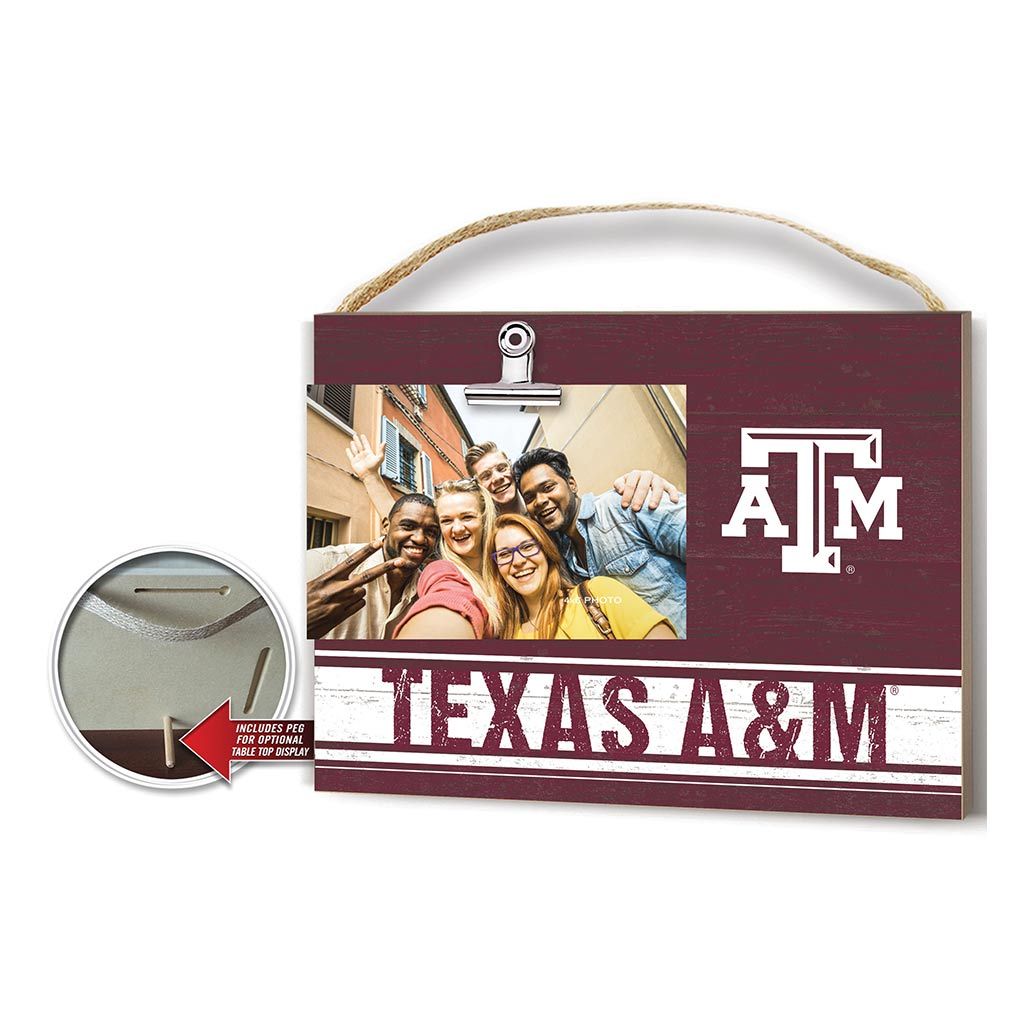 Clip It Colored Logo Photo Frame Texas A&M Aggies