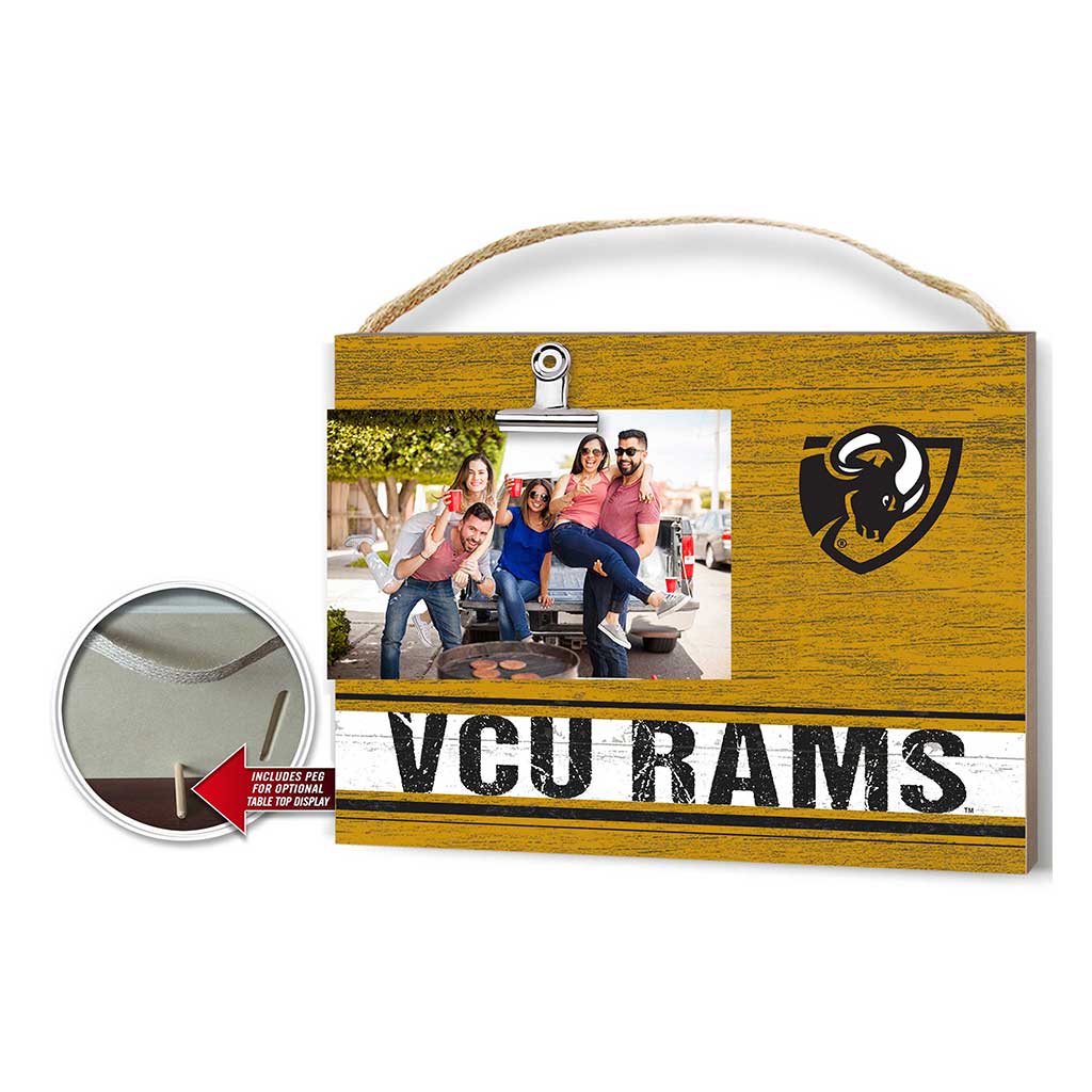 Clip It Colored Logo Photo Frame Virginia Commonwealth Rams
