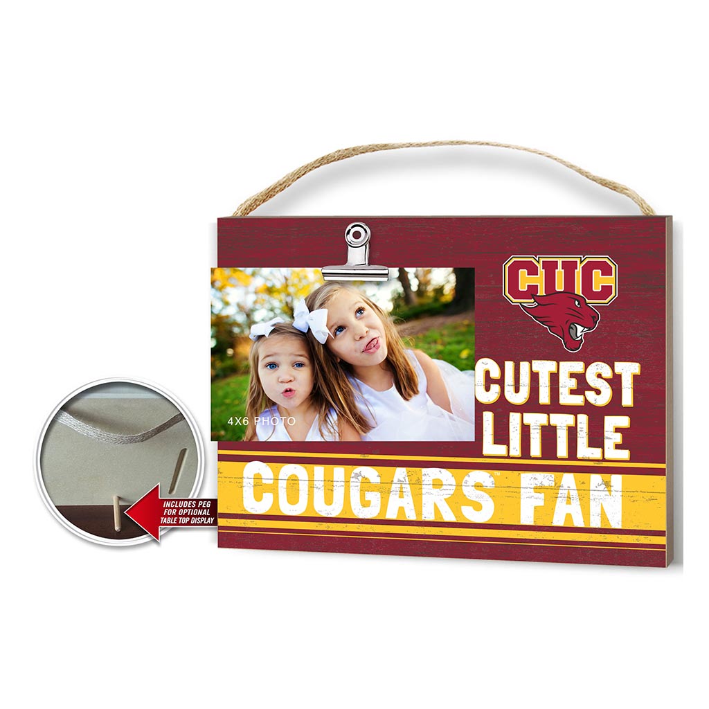 Cutest Little Team Logo Clip Photo Frame Concordia University - Chicago Cougars