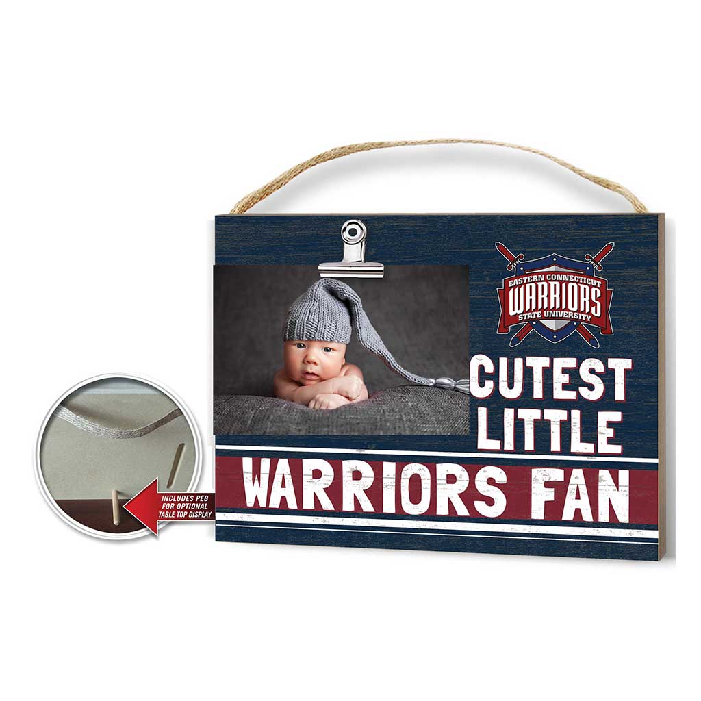 Cutest Little Team Logo Clip Photo Frame Eastern Connecticut State University Warriors