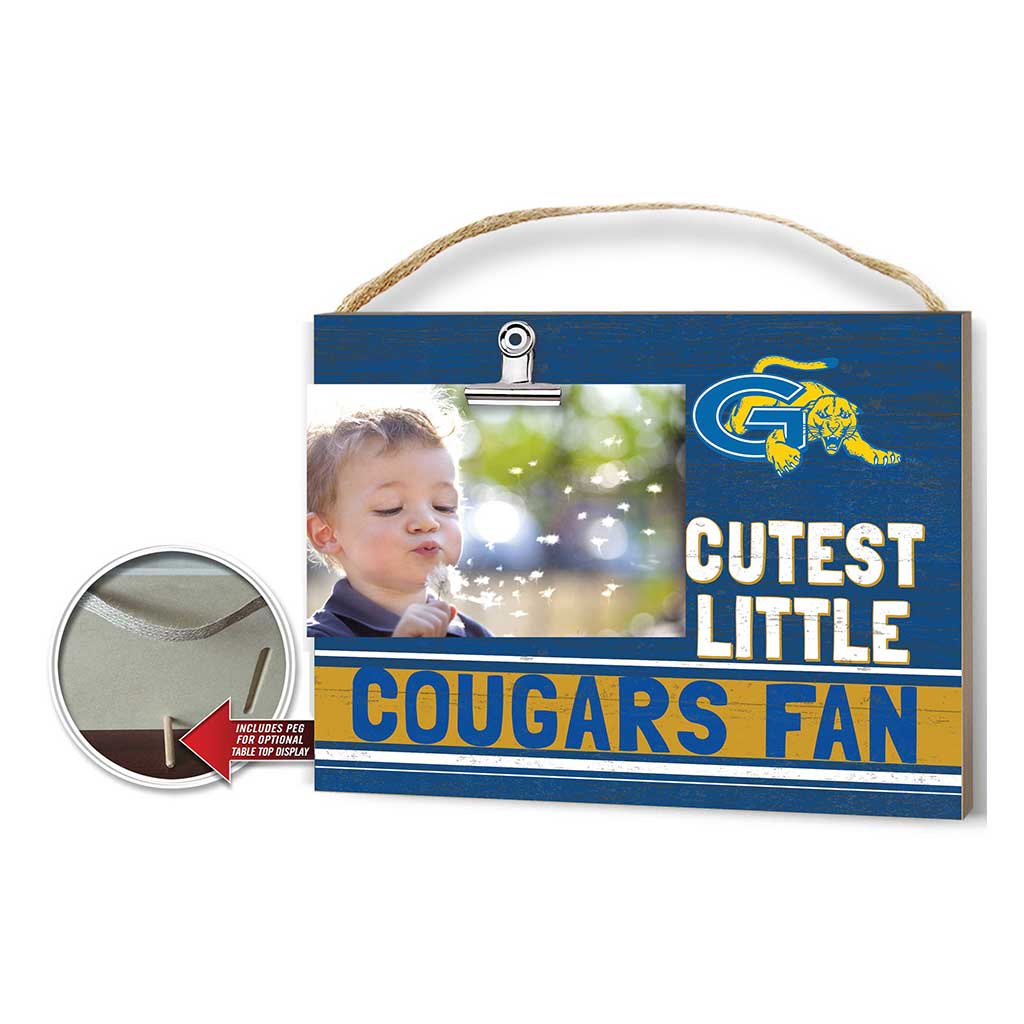 Cutest Little Team Logo Clip Photo Frame Genessee Community College Cougars