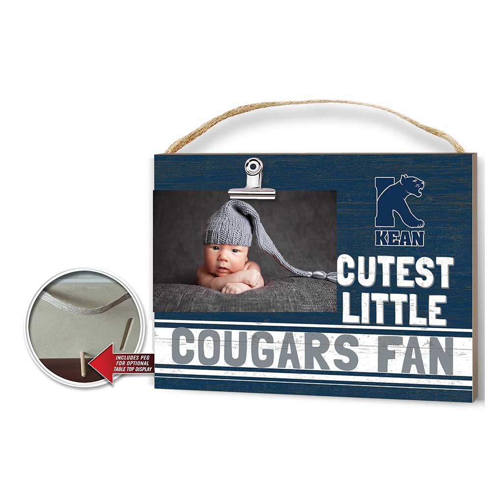 Cutest Little Team Logo Clip Photo Frame Kean University Cougars