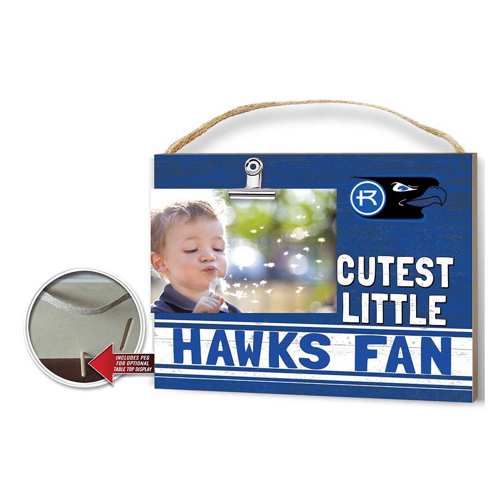 Cutest Little Team Logo Clip Photo Frame Rockhurst University Hawks