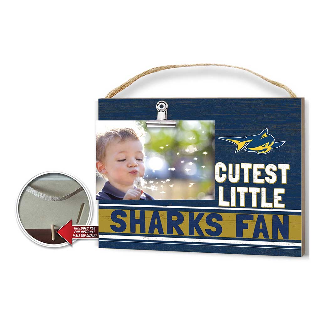 Cutest Little Team Logo Clip Photo Frame Simmons College Sharks