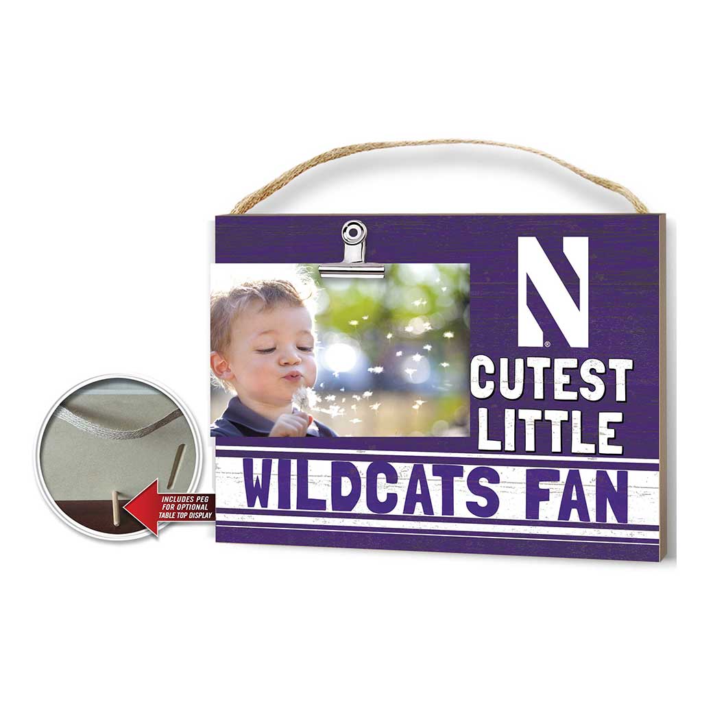Cutest Little Team Logo Clip Photo Frame Northwestern University - Chicago Wildcats