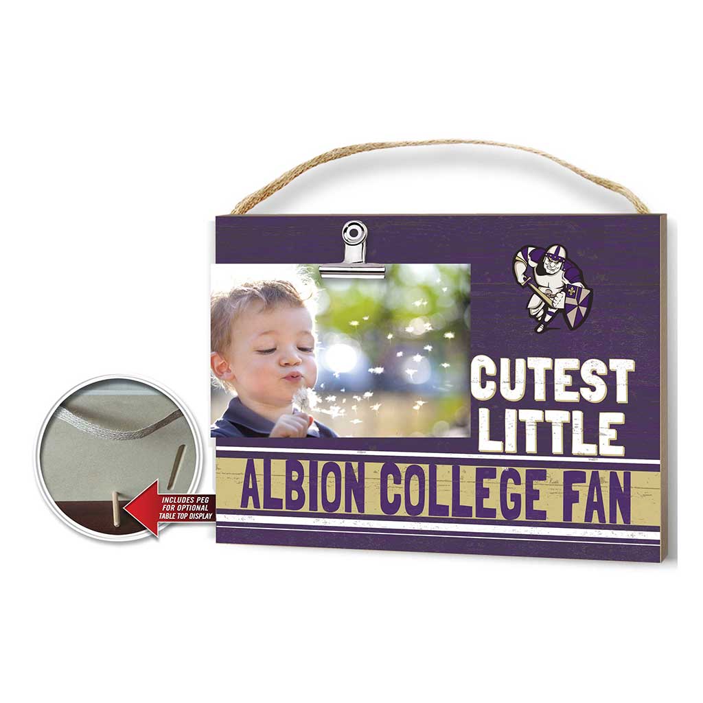 Cutest Little Team Logo Clip Photo Frame Albion College Britons