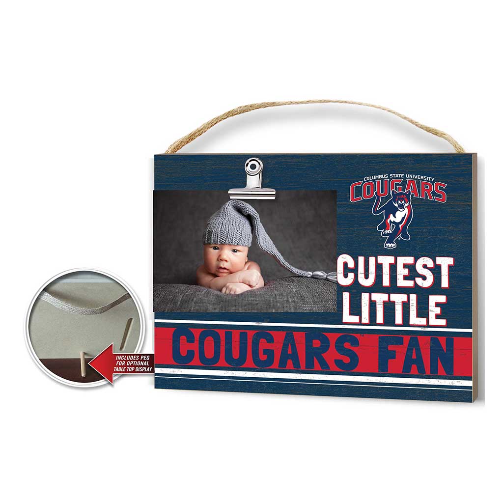 Cutest Little Team Logo Clip Photo Frame Columbus State University Cougars