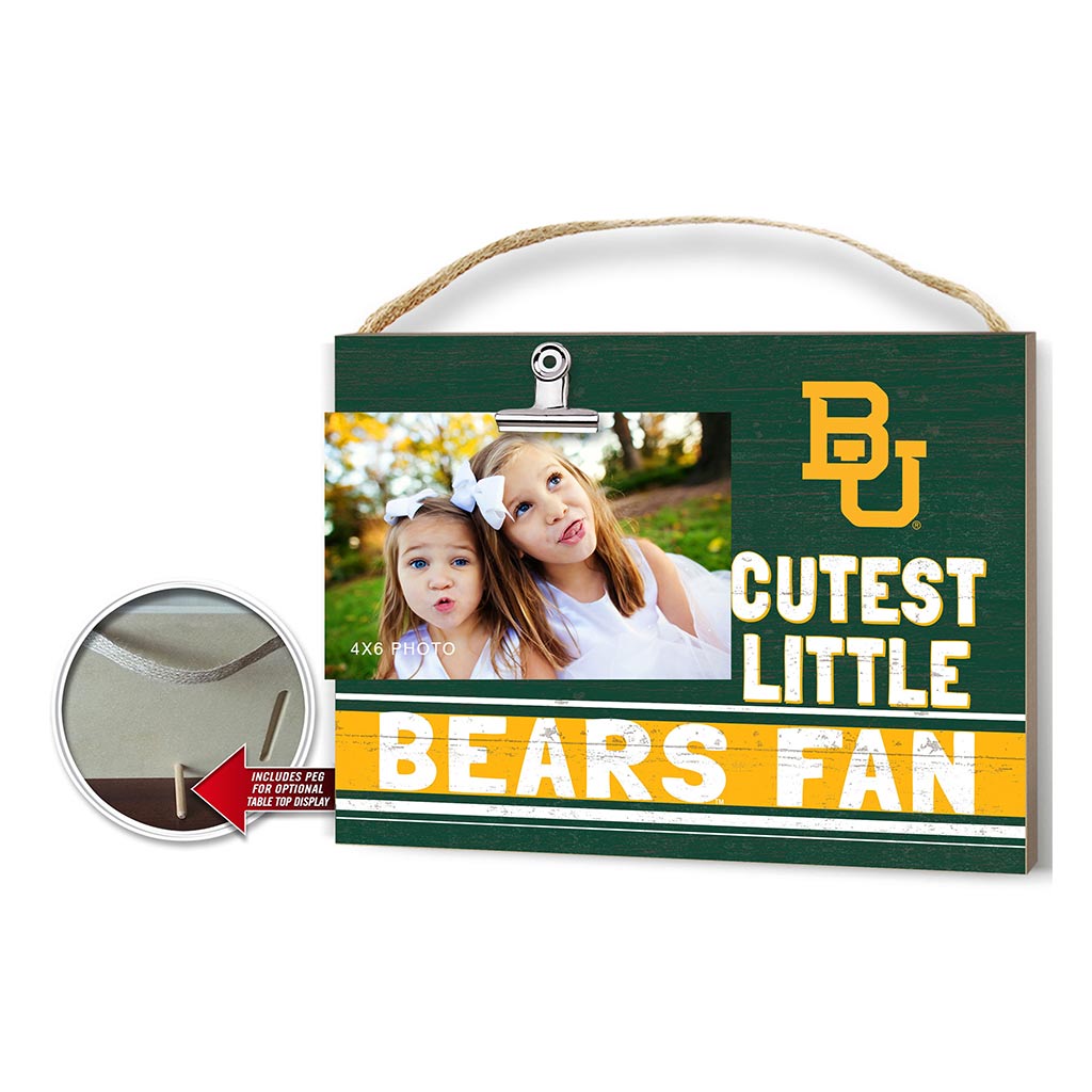 Cutest Little Team Logo Clip Photo Frame Baylor Bears