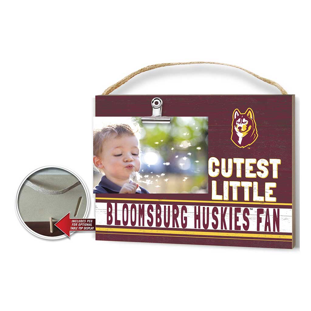 Cutest Little Team Logo Clip Photo Frame Bloomsburg Huskies