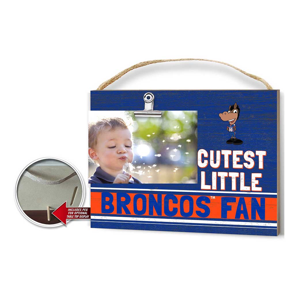 Cutest Little Team Logo Clip Photo Frame Boise State Broncos