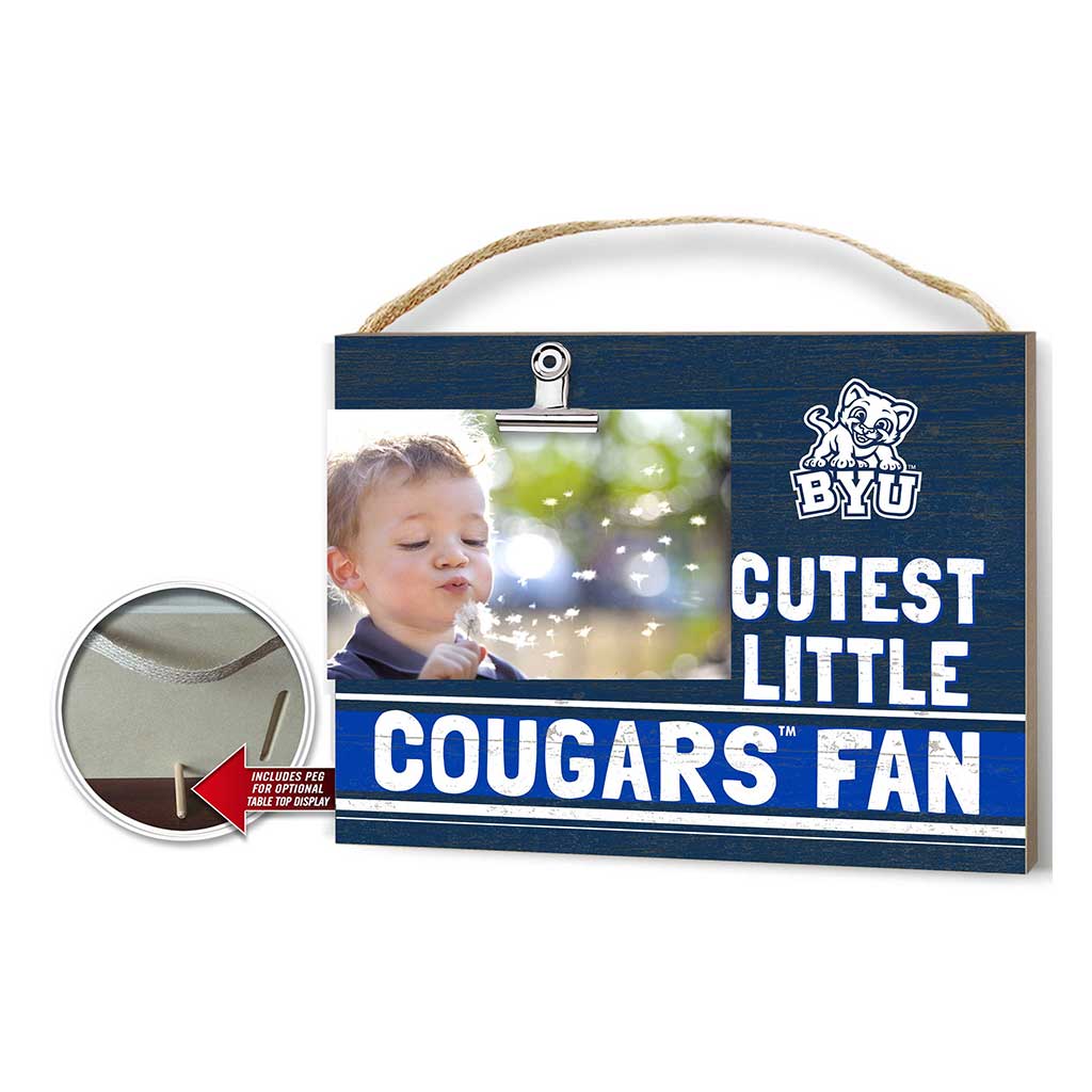 Cutest Little Team Logo Clip Photo Frame Brigham Young Cougars