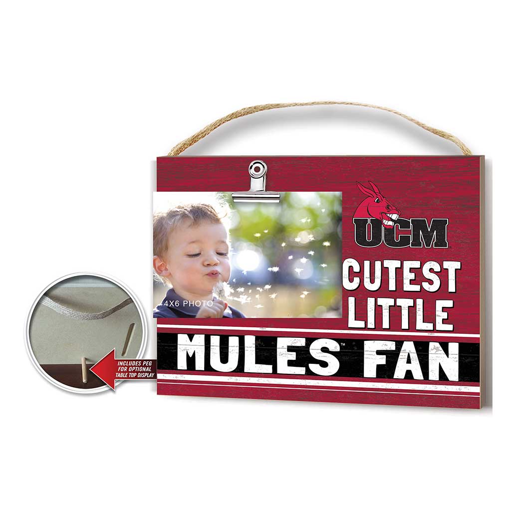 Cutest Little Team Logo Clip Photo Frame Central Missouri Mules