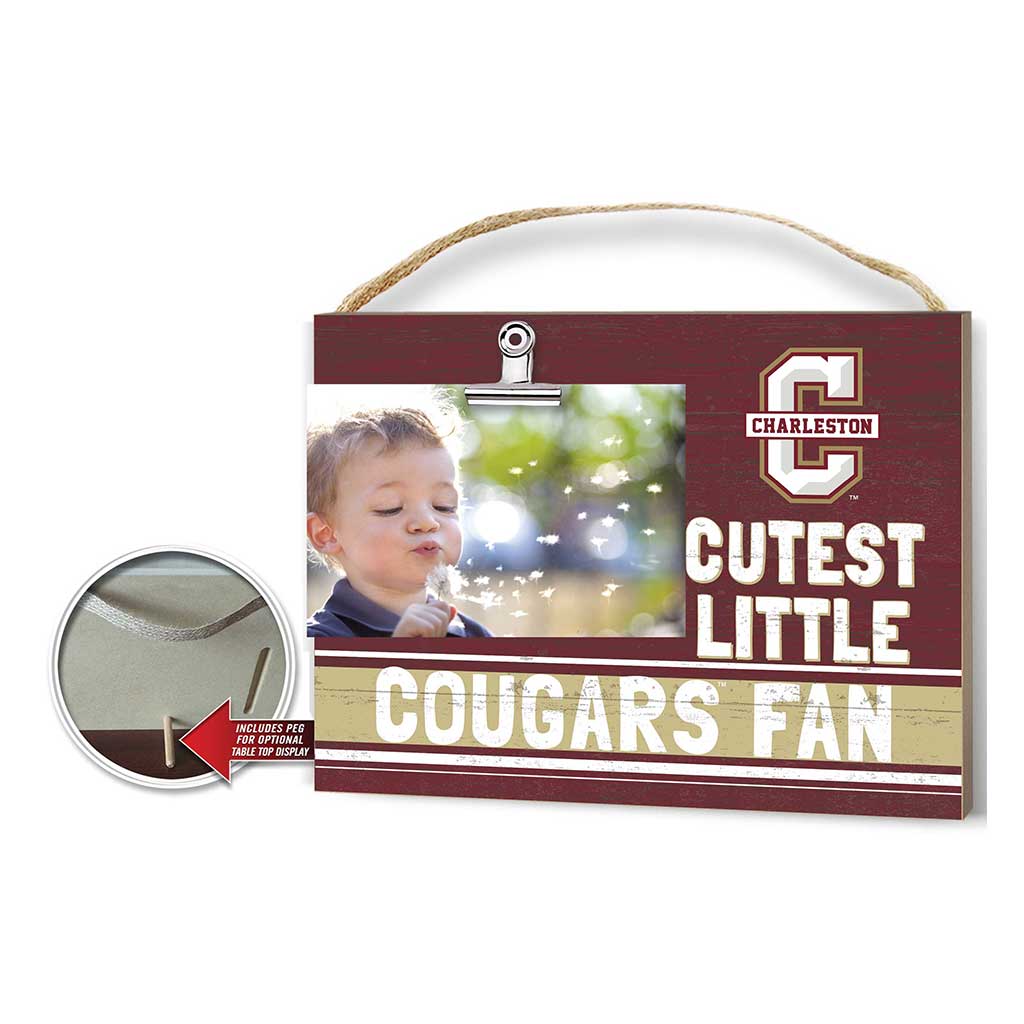 Cutest Little Team Logo Clip Photo Frame Charleston College Cougars