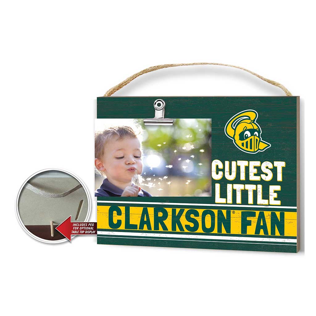 Cutest Little Team Logo Clip Photo Frame Clarkson University Golden Knights