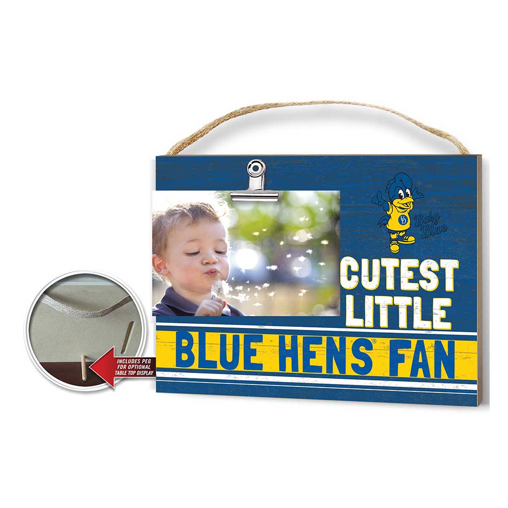 Cutest Little Team Logo Clip Photo Frame Delaware Fightin Blue Hens