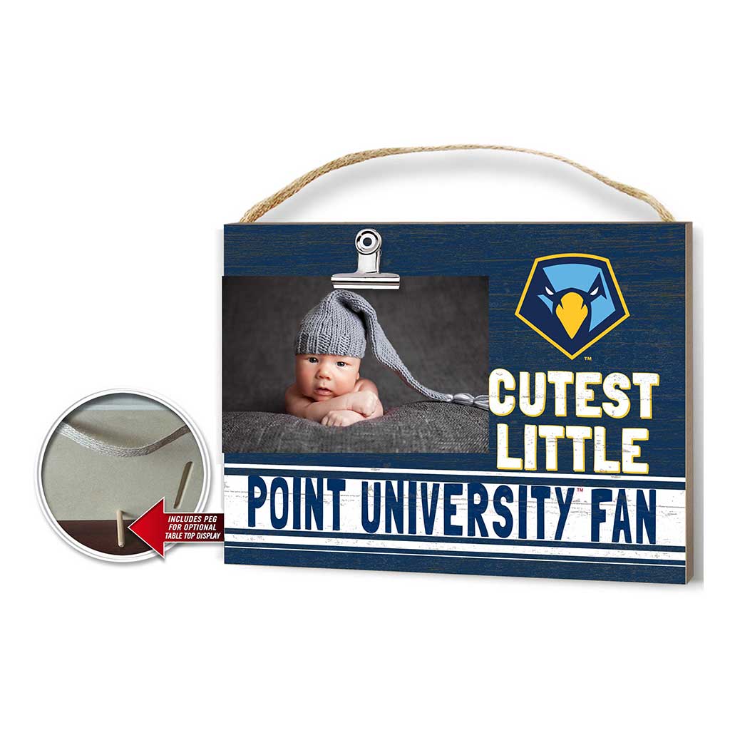 Cutest Little Colored Logo Clip Photo Frame Point University Skyhawks