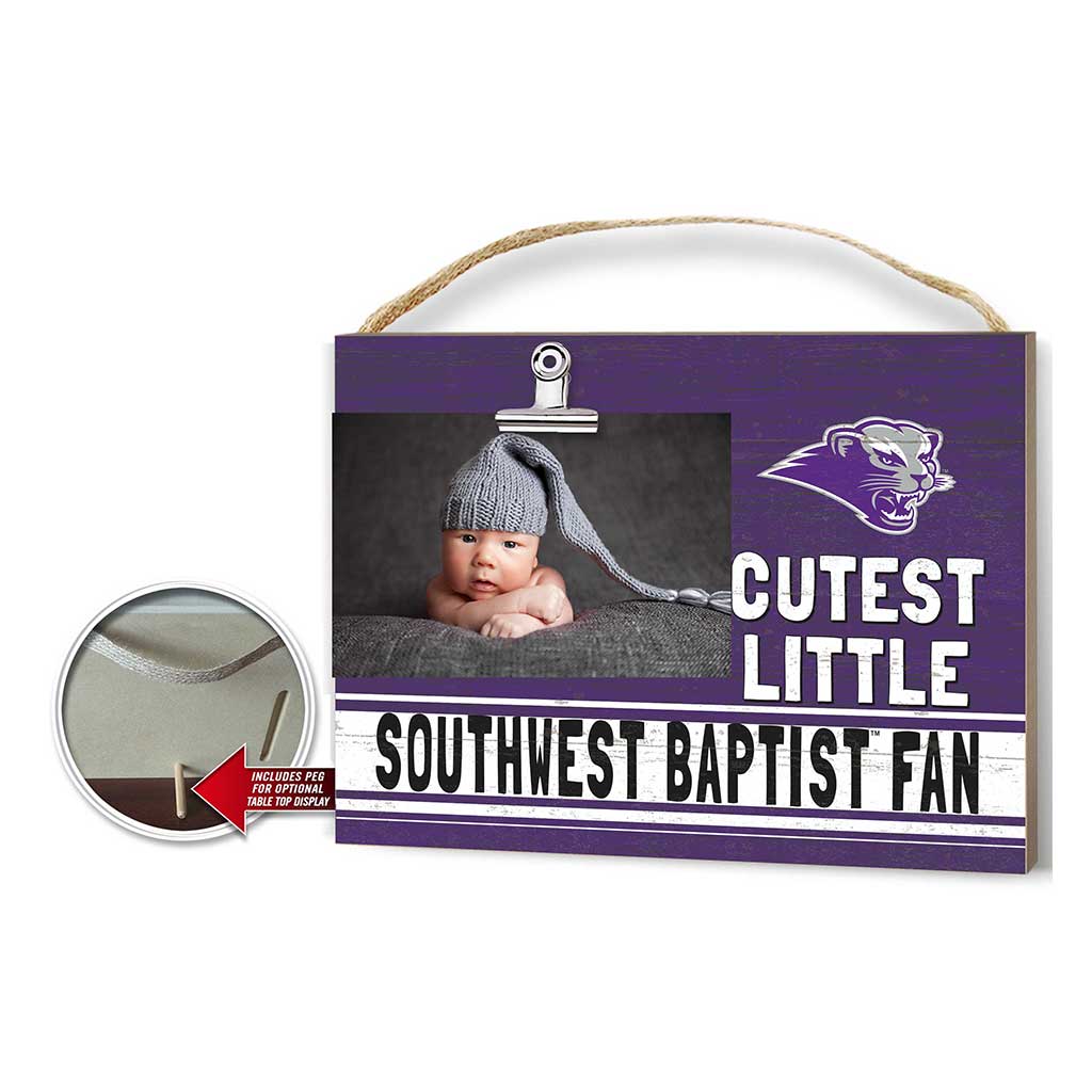 Cutest Little Colored Logo Clip Photo Frame Southwest Baptist Bearcats