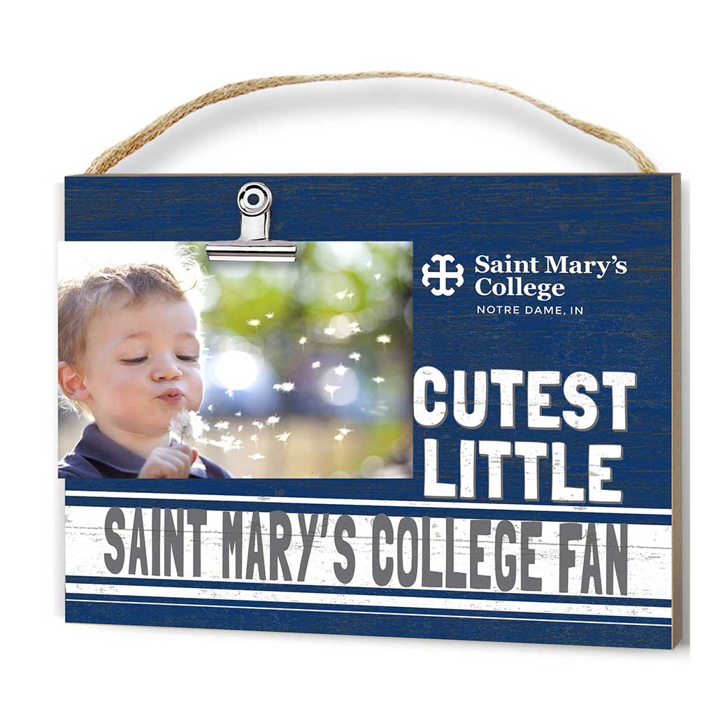 Cutest Little Colored Logo Clip Photo Frame Saint Mary's College Belles