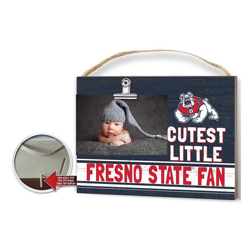 Cutest Little Team Logo Clip Photo Frame Fresno State Bulldogs