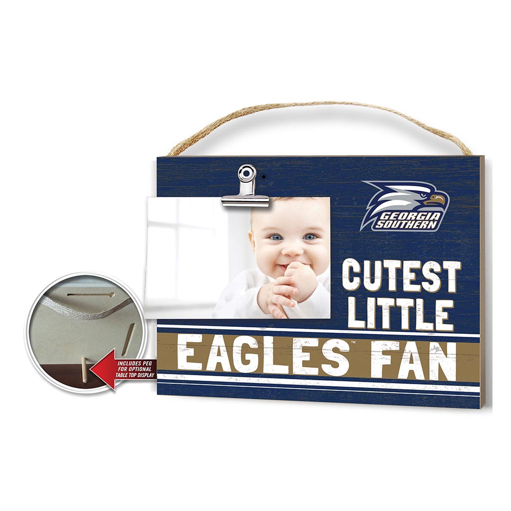Cutest Little Team Logo Clip Photo Frame Georgia Southern Eagles