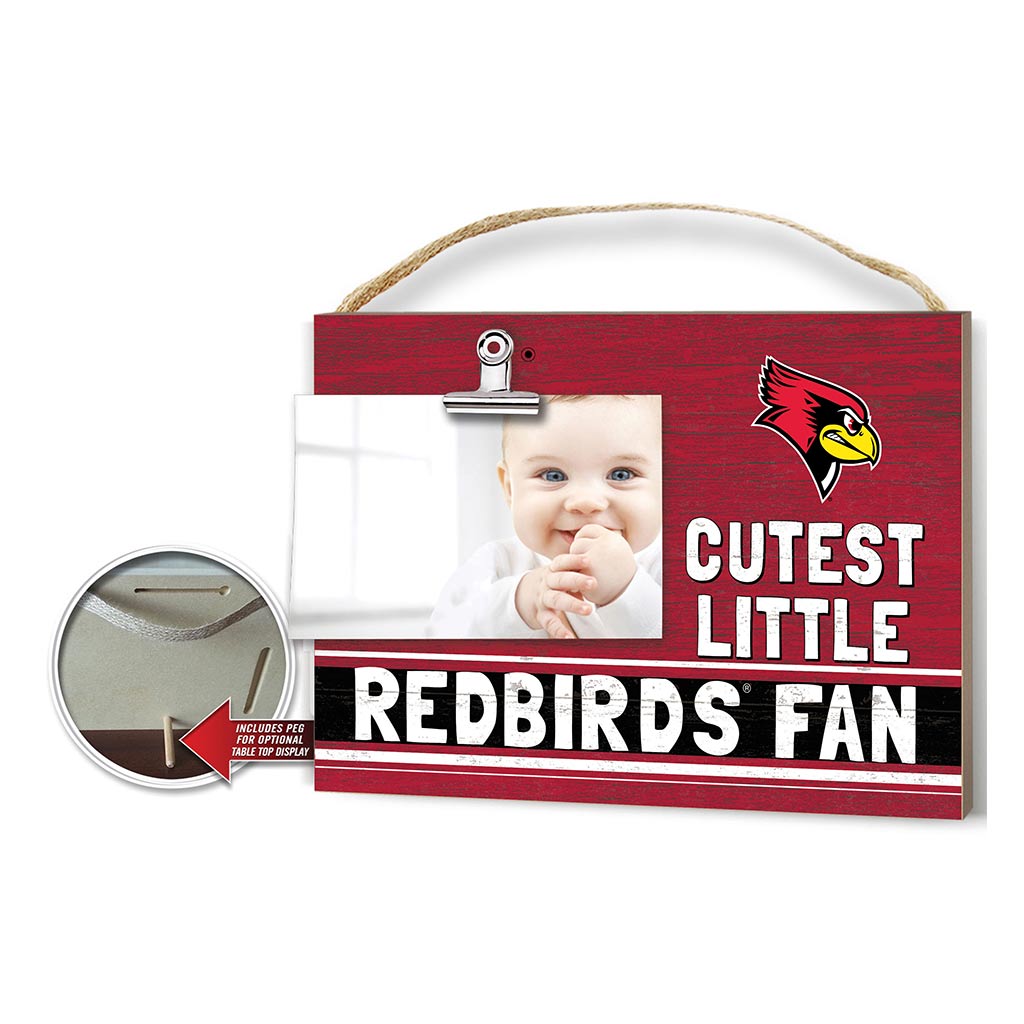 Cutest Little Team Logo Clip Photo Frame Illinois State Redbirds