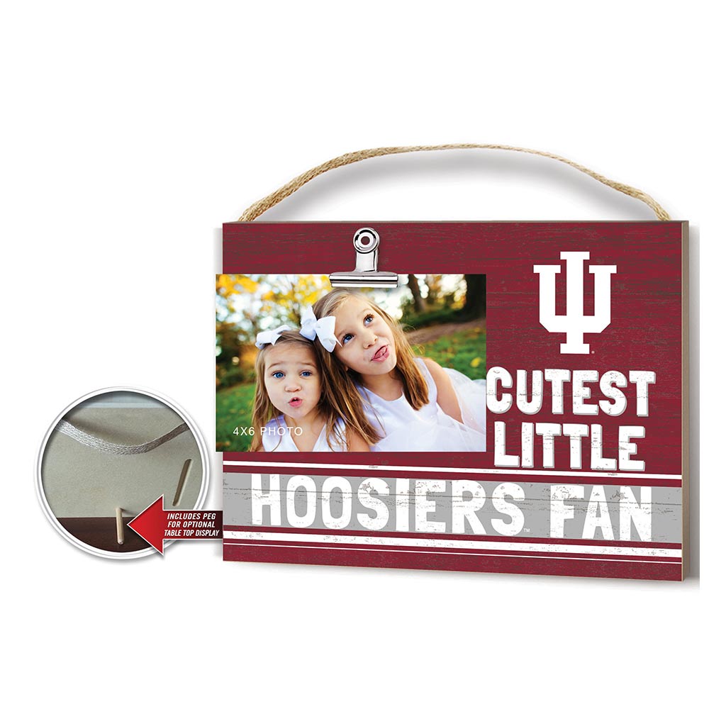 Cutest Little Team Logo Clip Photo Frame Indiana Hoosiers