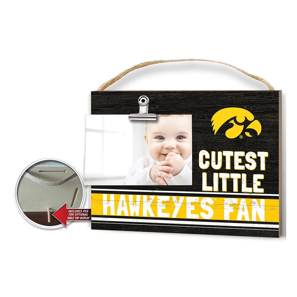 Cutest Little Team Logo Clip Photo Frame Iowa Hawkeyes