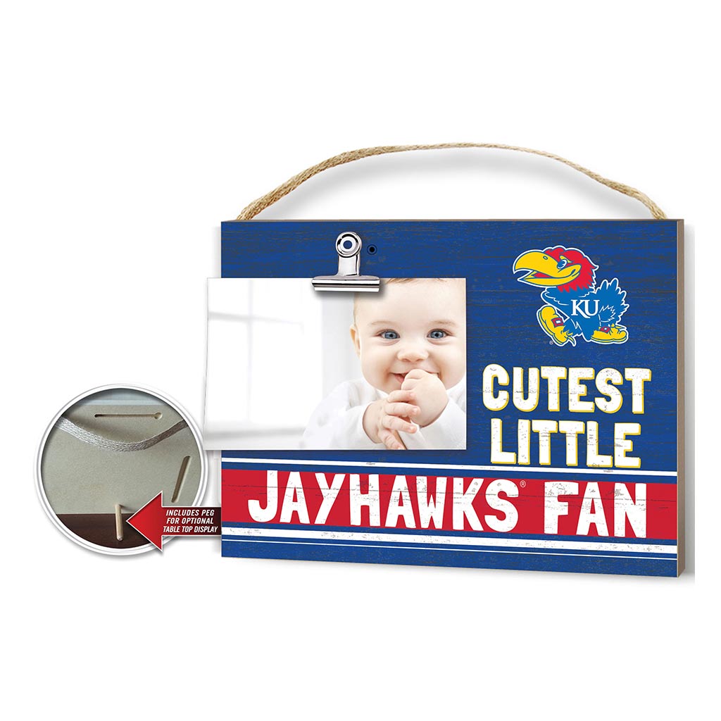 Cutest Little Team Logo Clip Photo Frame Kansas Jayhawks