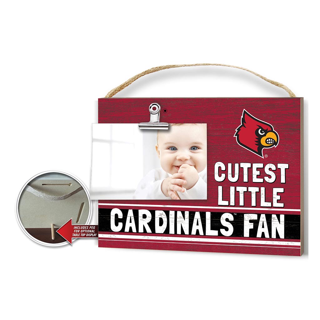 Cutest Little Team Logo Clip Photo Frame Louisville Cardinals
