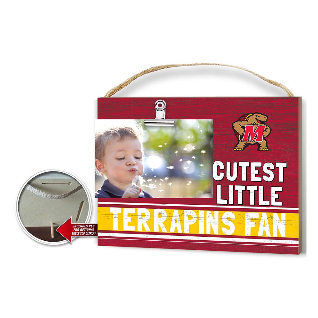 Cutest Little Team Logo Clip Photo Frame Maryland Terrapins